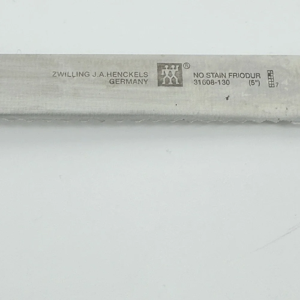 Zwilling JA Henckels 5 Inch Serrated Utility Knife Friodur 31608-130 Germany
